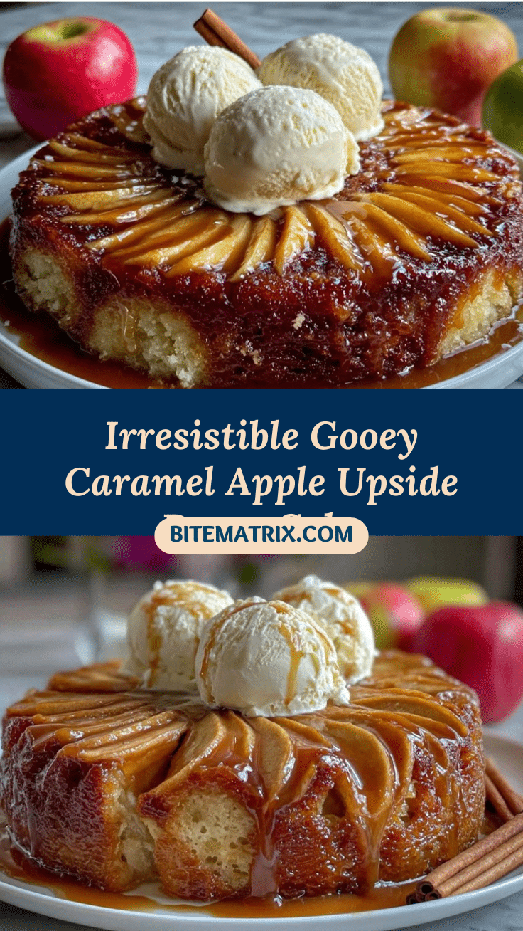 Caramel Apple Upside Down Cake recipe