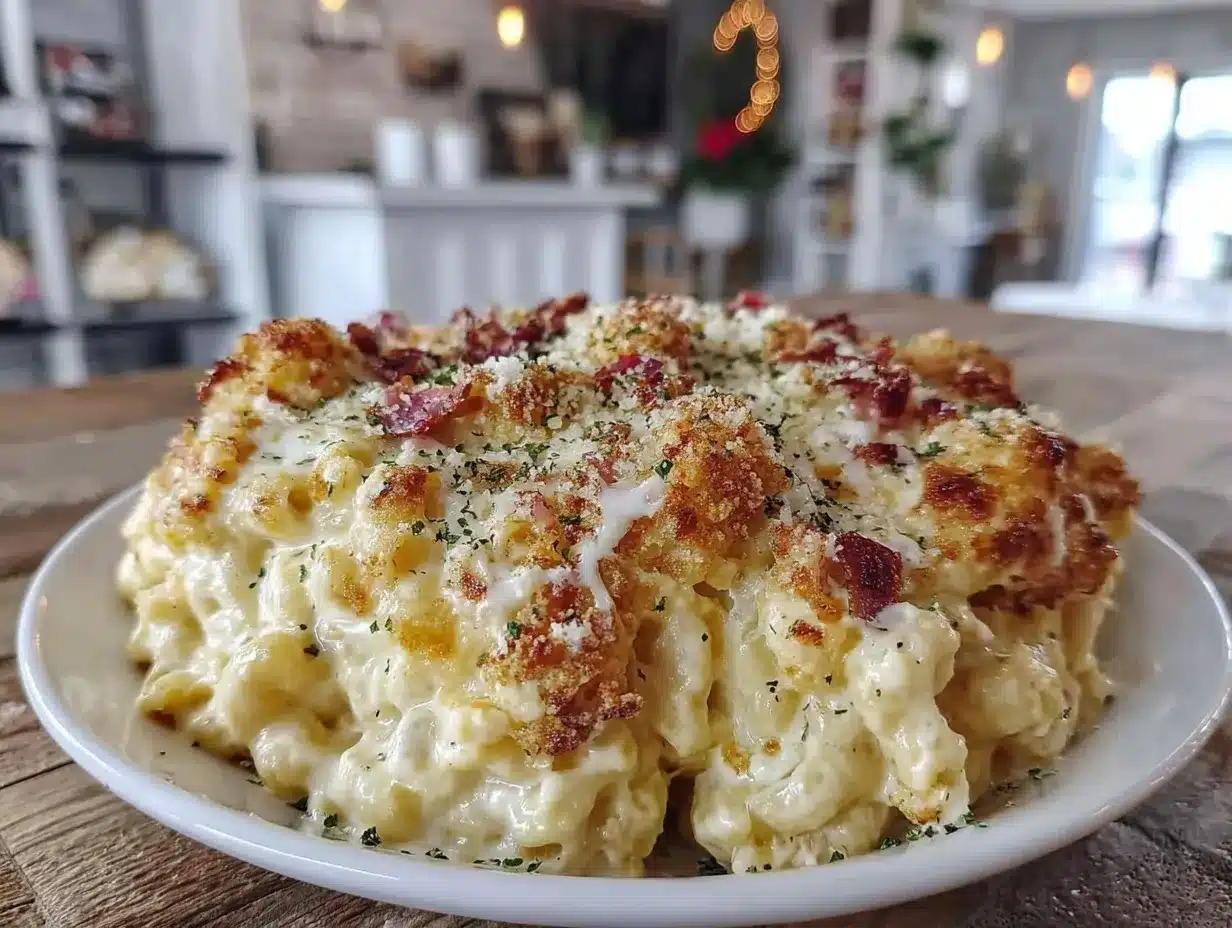 Chick-fil-A mac and cheese casserole preparation steps