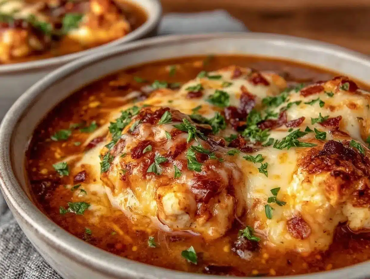 Chicken Parm Soup preparation steps