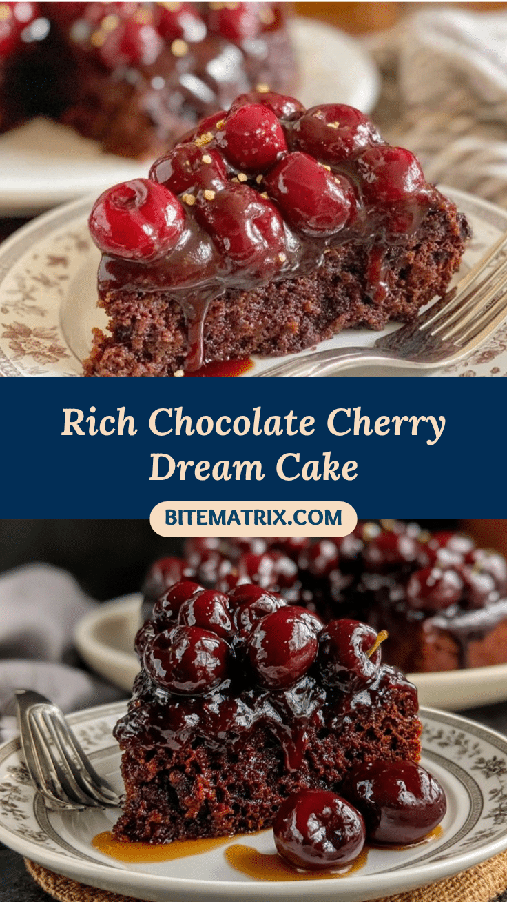 chocolate cherry upside down cake recipe