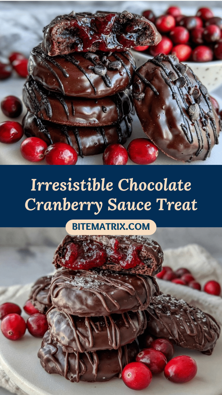 chocolate covered cranberry sauce recipe
