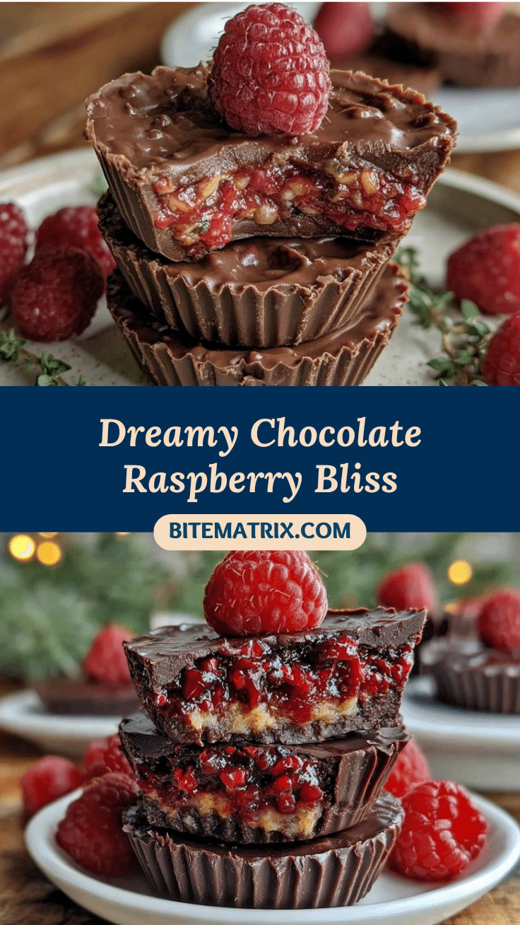 chocolate raspberry cups recipe