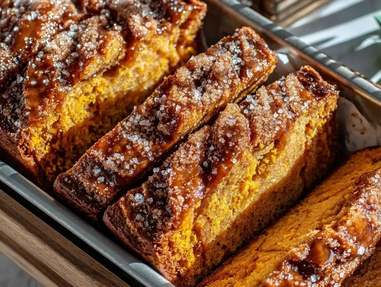 cinnamon sugar pumpkin bread preparation steps