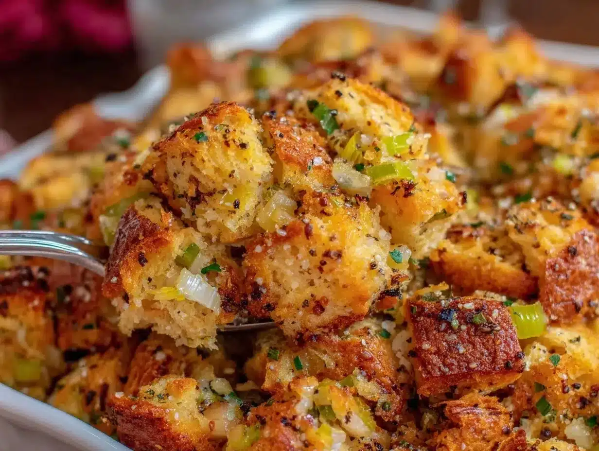 classic bread stuffing preparation steps
