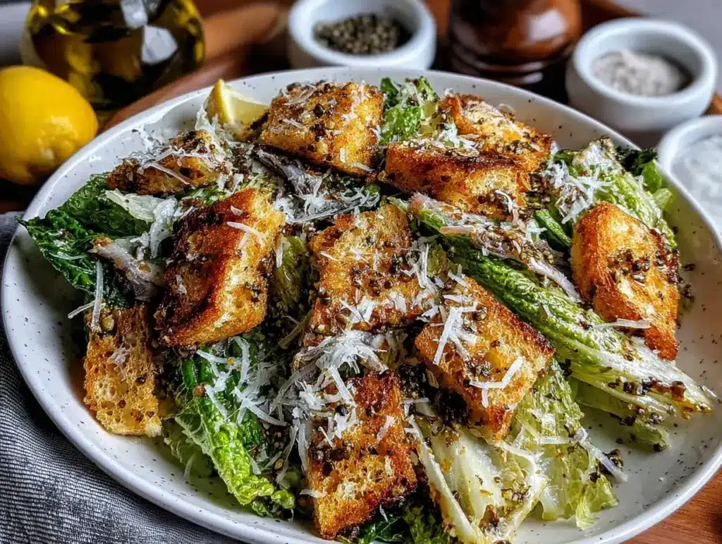 classic caesar salad - featured image