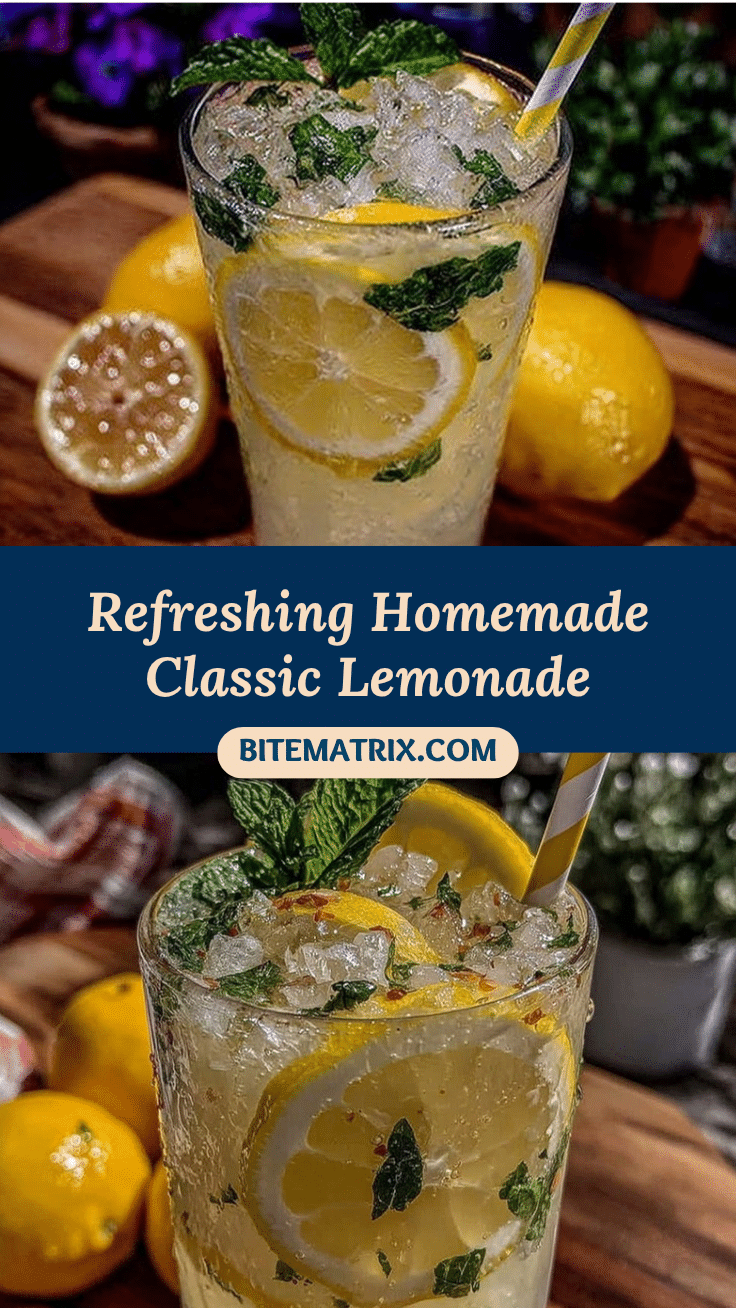 classic lemonade recipe