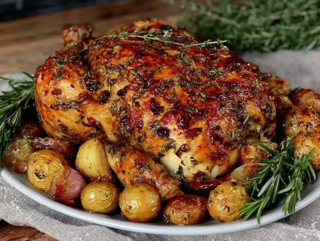 classic roast chicken - featured image