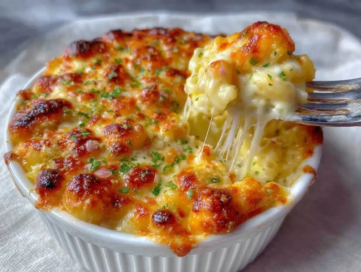 creamy baked mac and cheese preparation steps