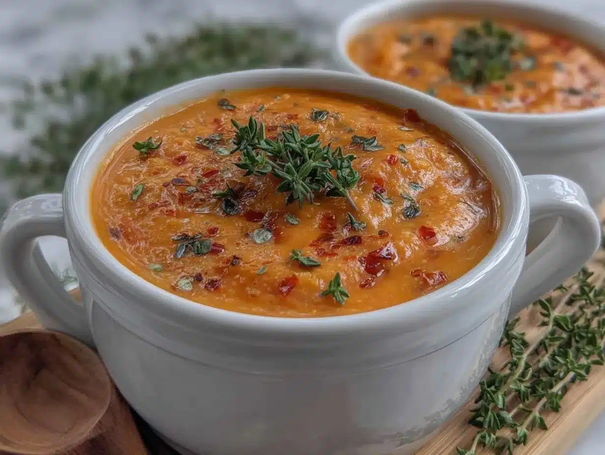 creamy cauliflower soup preparation steps