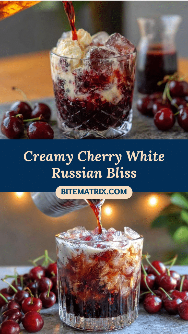 Creamy Cherry White Russian recipe