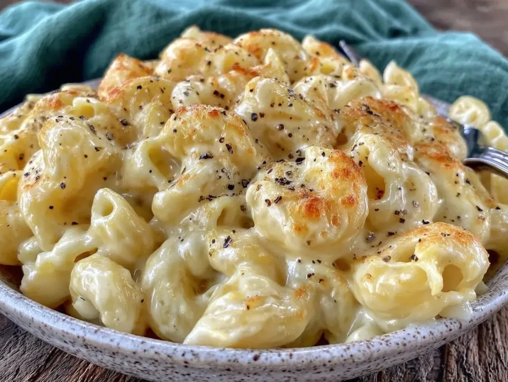 creamy mac and cheese - featured image