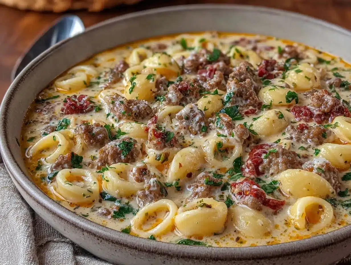 Creamy Parmesan Soup preparation steps