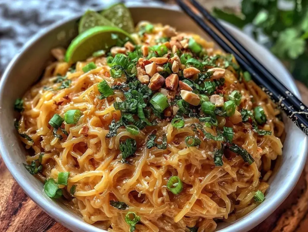 creamy peanut noodles - featured image