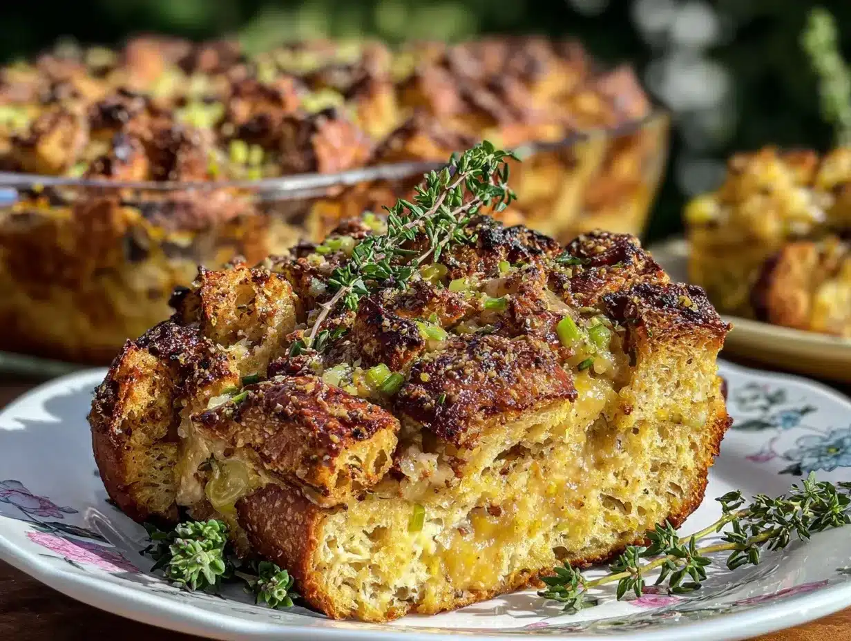 Creamy Pork Chop Stuffing Casserole preparation steps