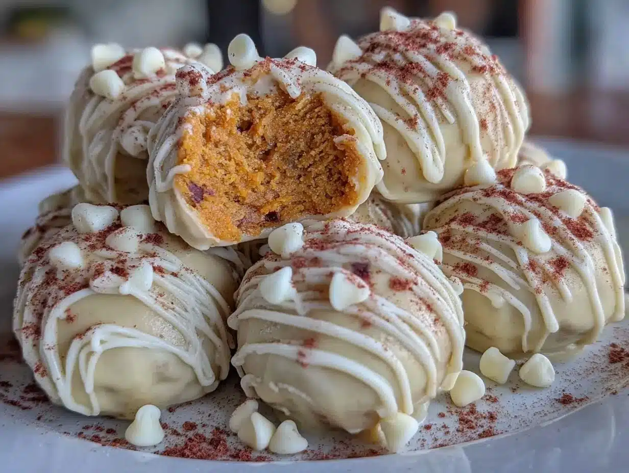 creamy pumpkin balls preparation steps