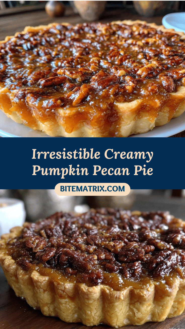 creamy pumpkin pecan pie recipe