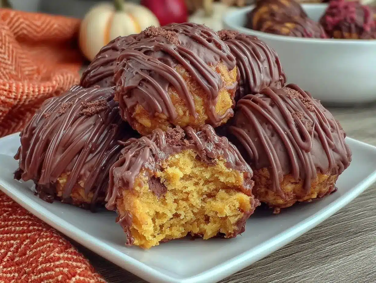 creamy pumpkin truffles preparation steps