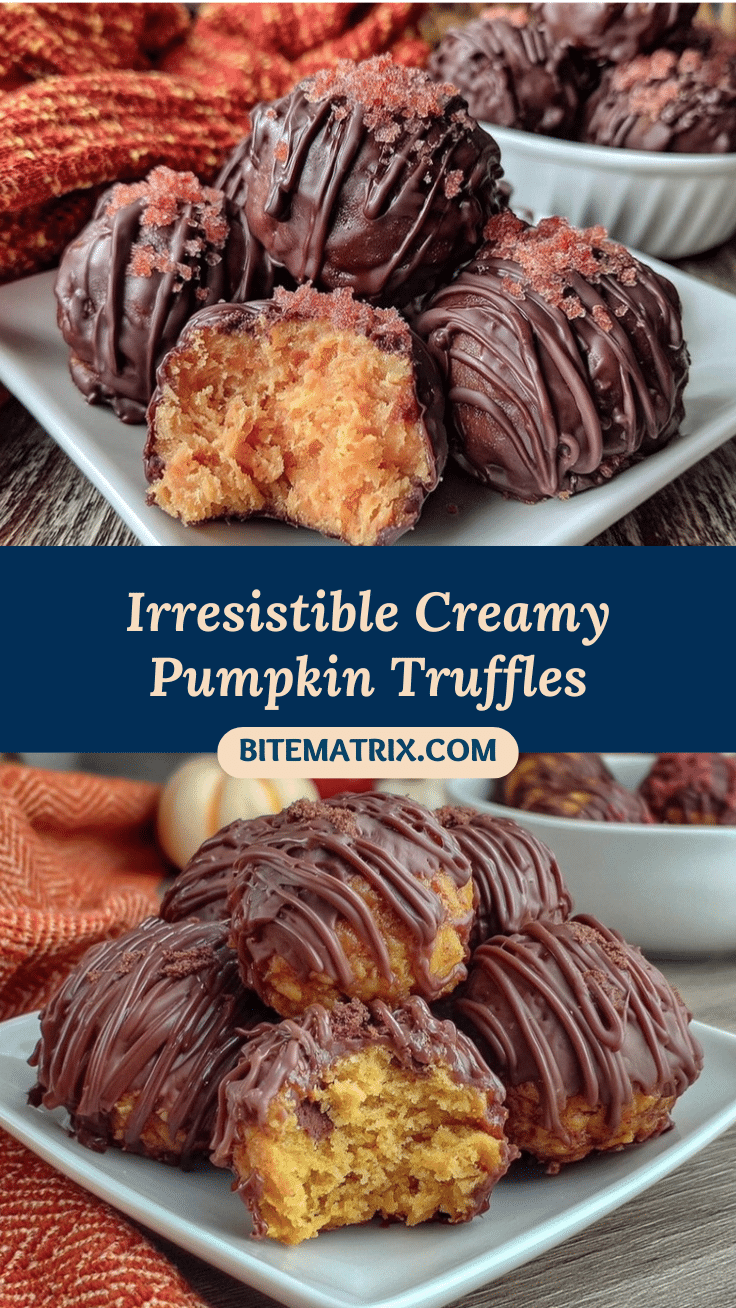 creamy pumpkin truffles recipe