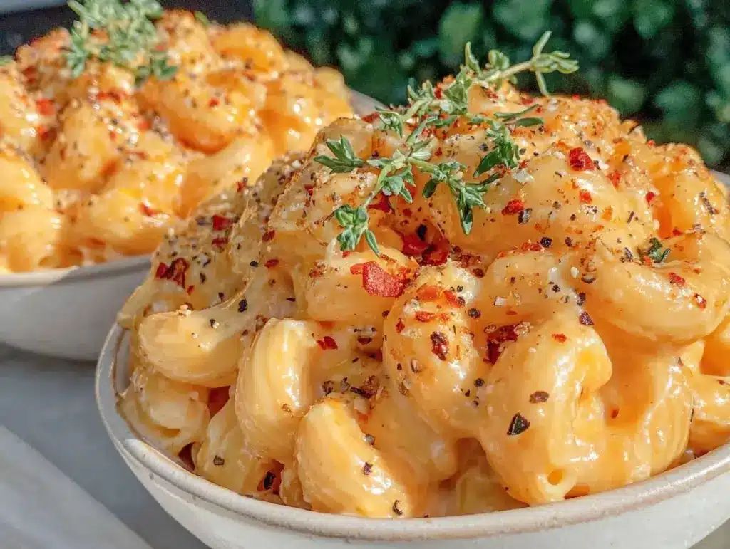 creamy stovetop mac and cheese - featured image