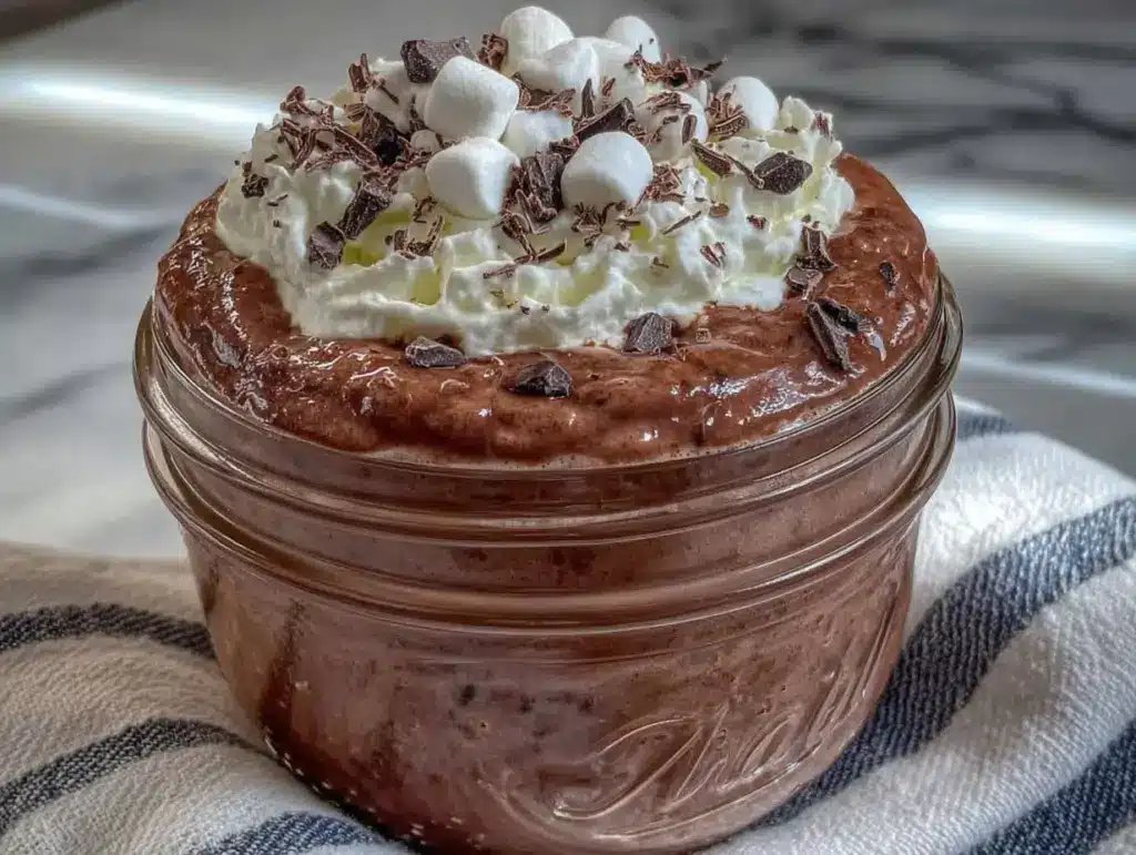 creamy whipped hot chocolate - featured image