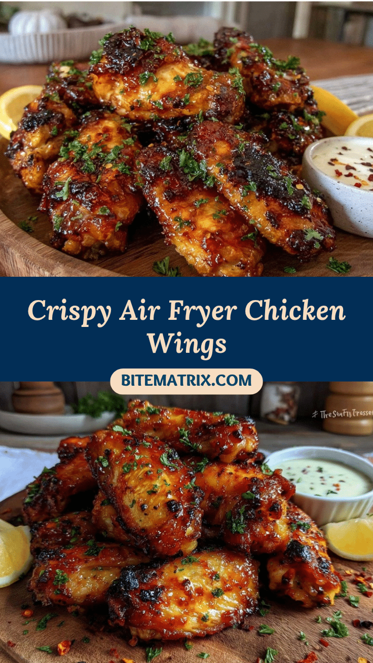 crispy air fryer chicken wings recipe