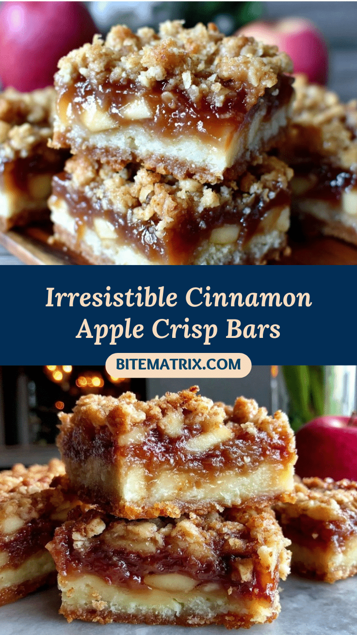 crispy apple crisp bars recipe