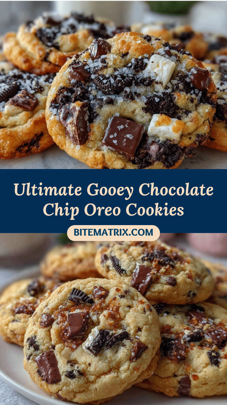 Crispy Chocolate Chip Oreo Cookies recipe