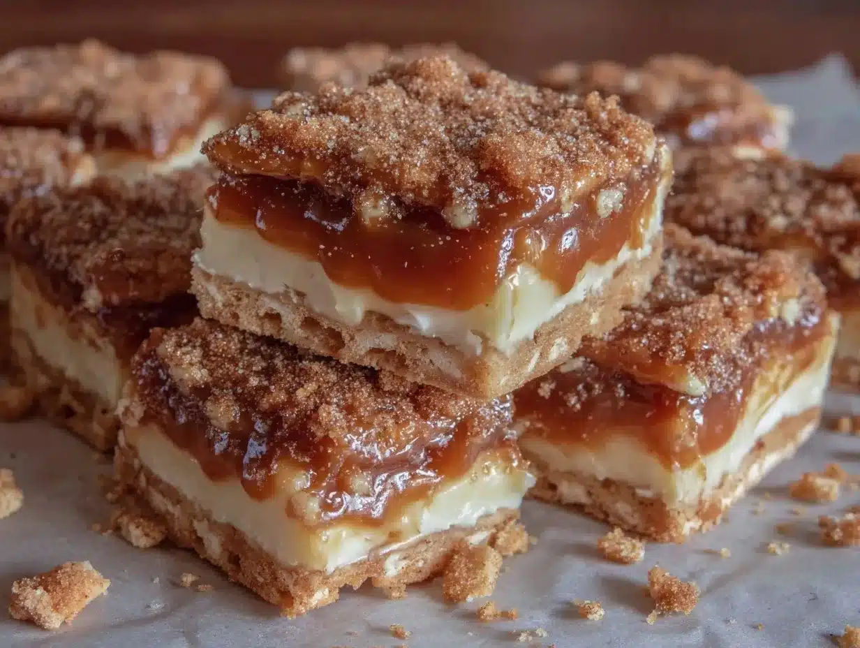 crispy churro saltine toffee bars preparation steps