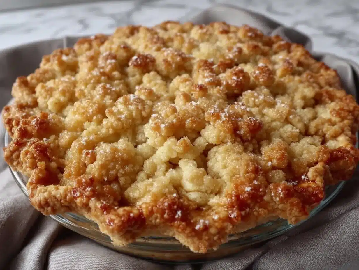 crispy Dutch apple pie preparation steps