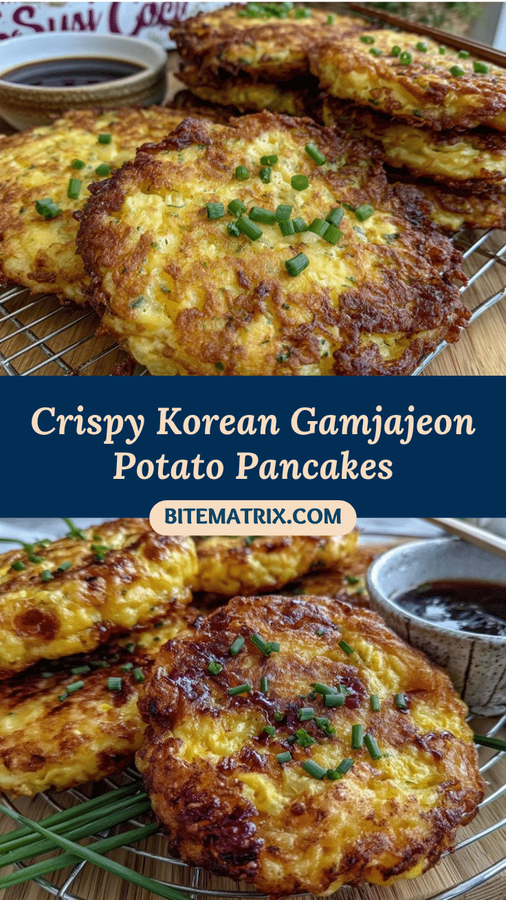 crispy gamjajeon pancakes with cheese recipe