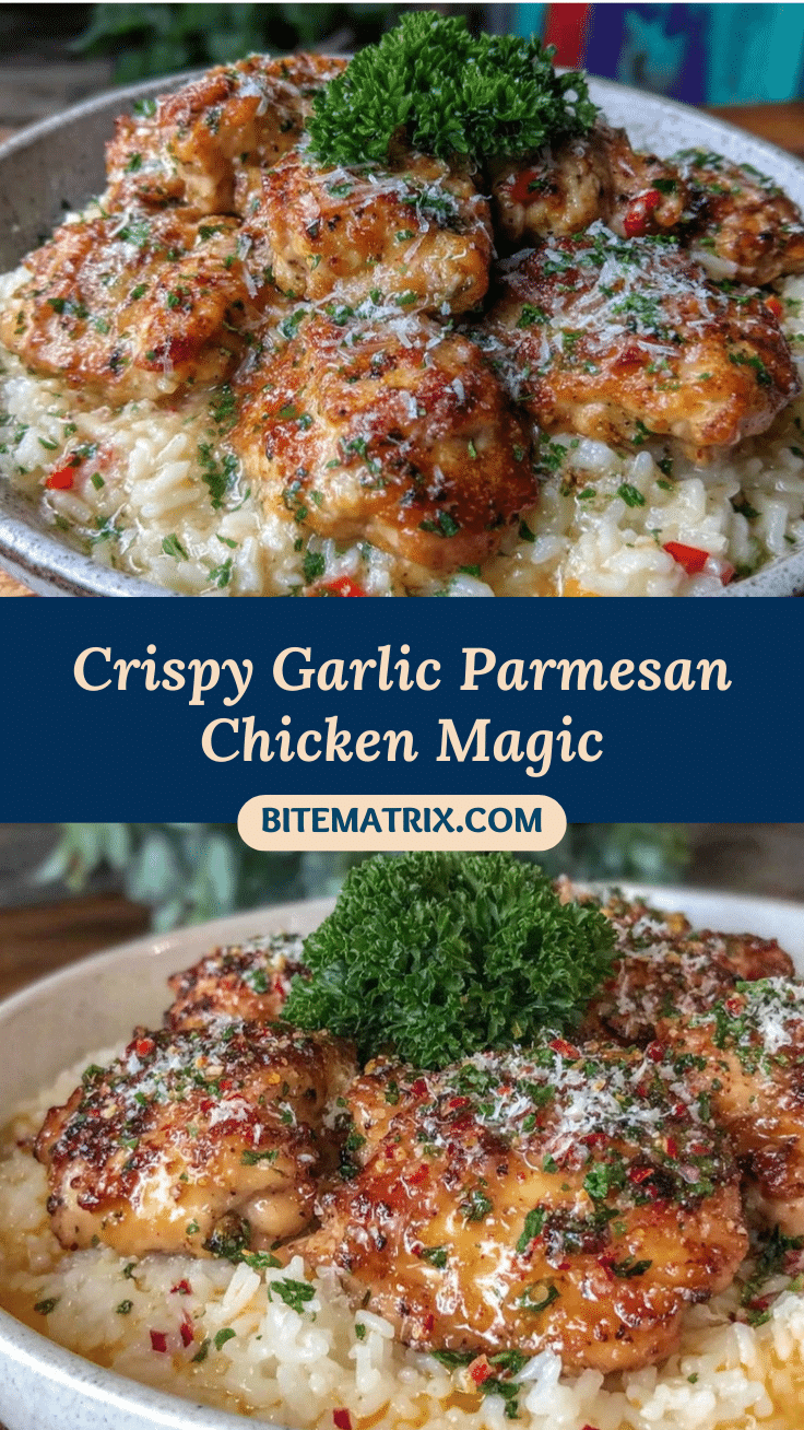 Crispy Garlic Parmesan Chicken recipe