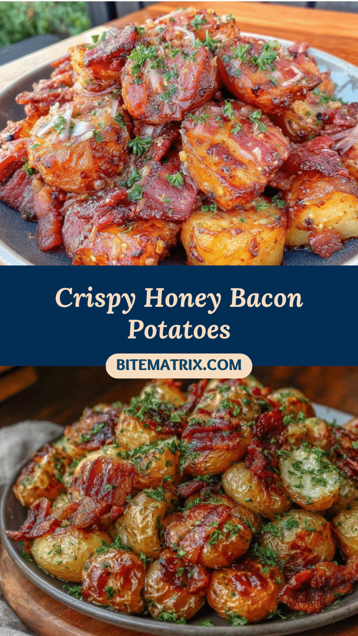 crispy honey bacon roasted potatoes recipe