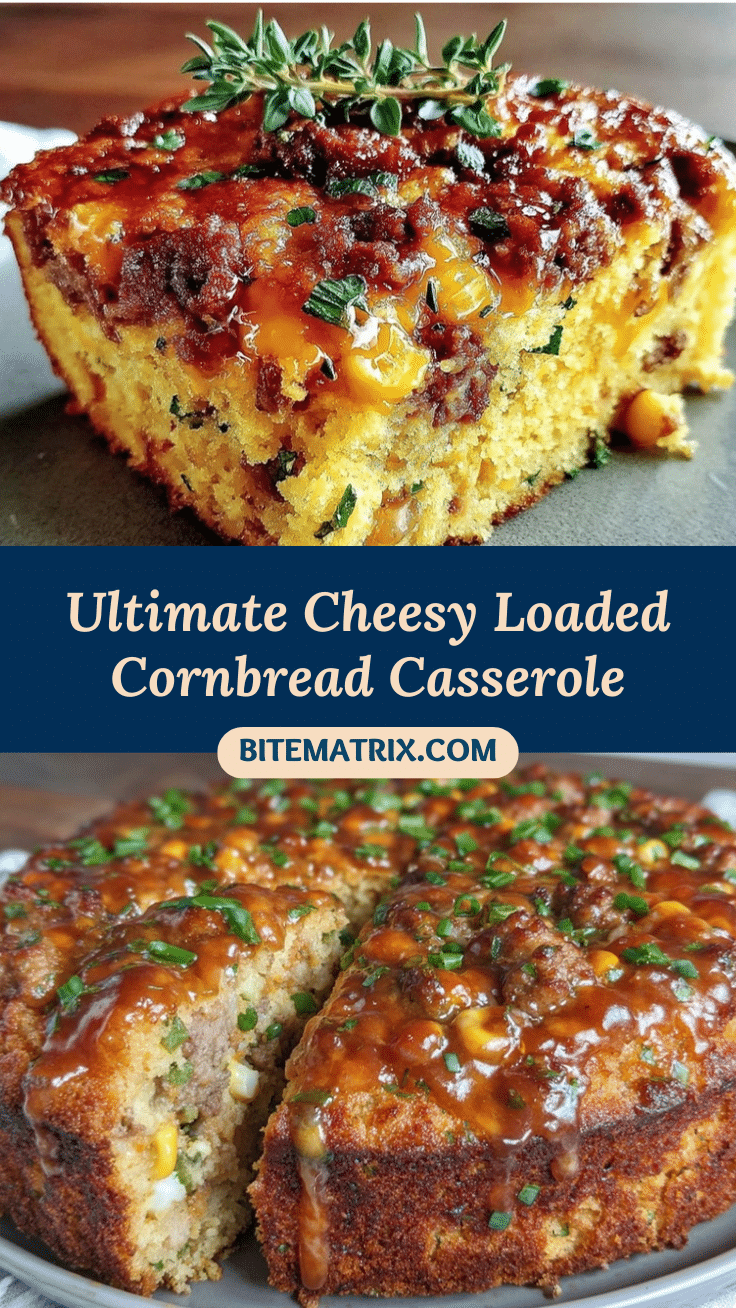 crispy loaded cornbread casserole recipe