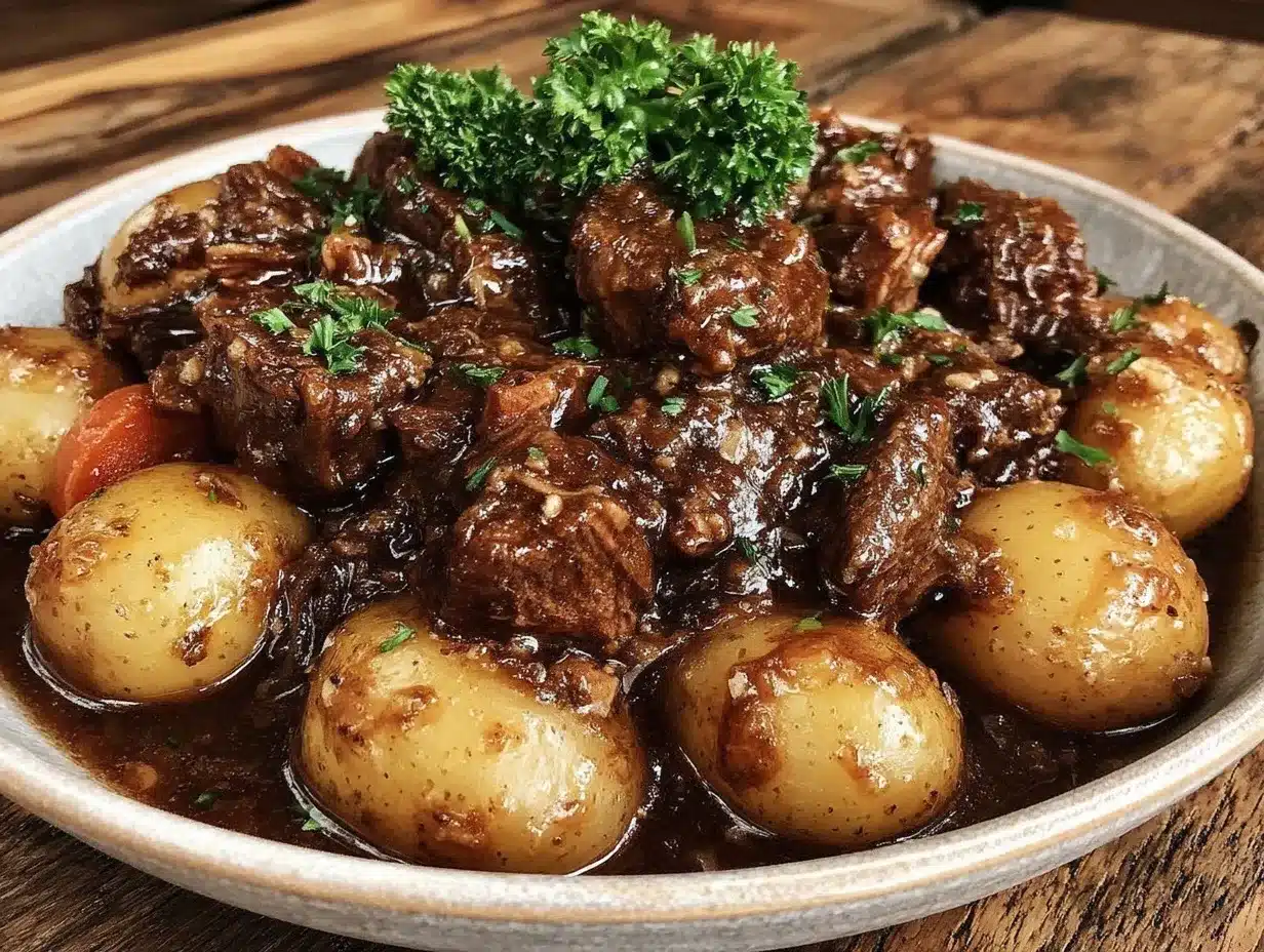 crockpot beef stew preparation steps