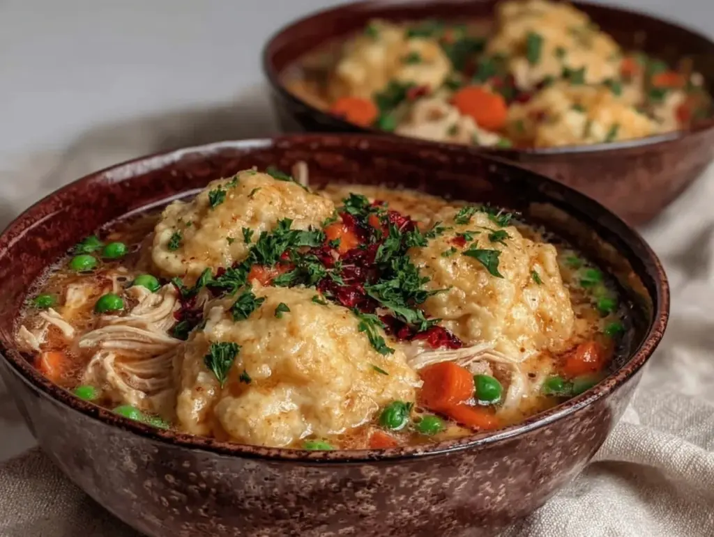 crockpot chicken and dumplings - featured image