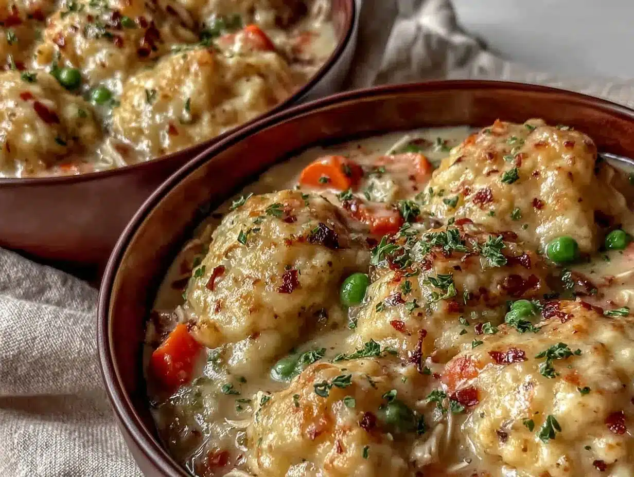 crockpot chicken and dumplings preparation steps