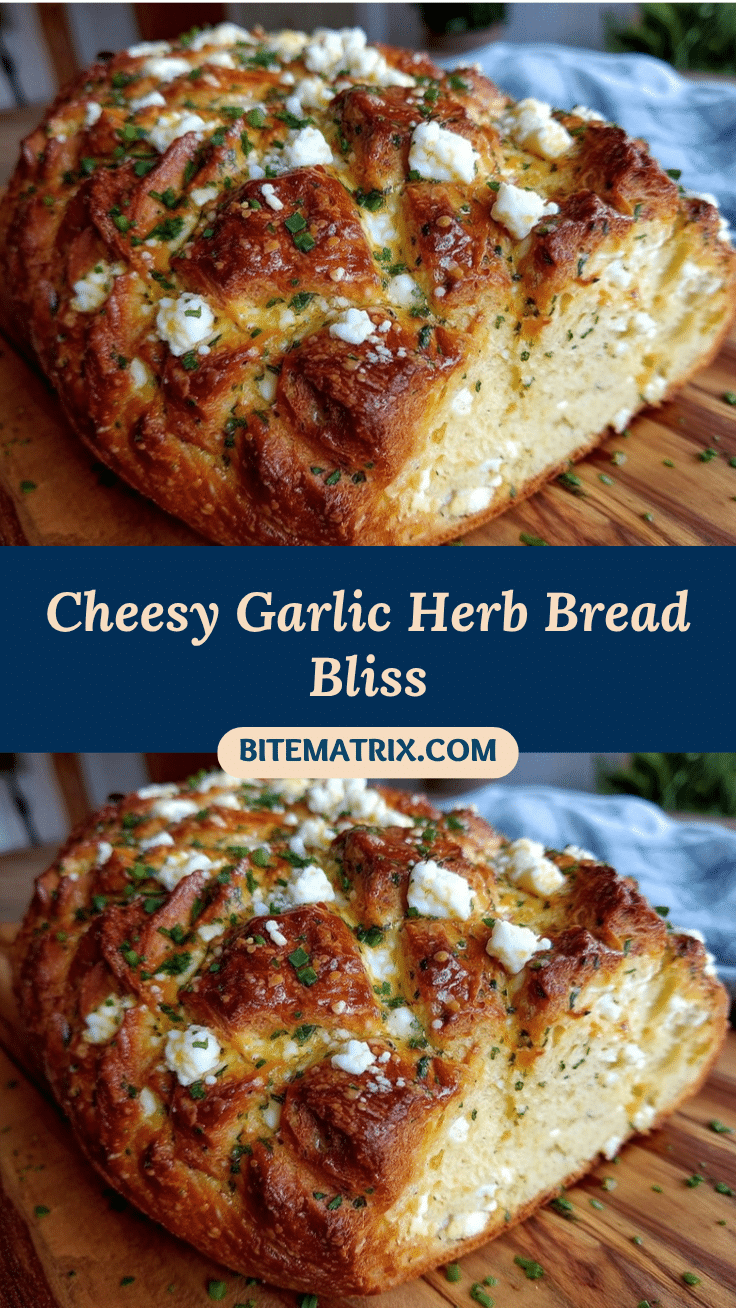 garlic herb cheese bread recipe