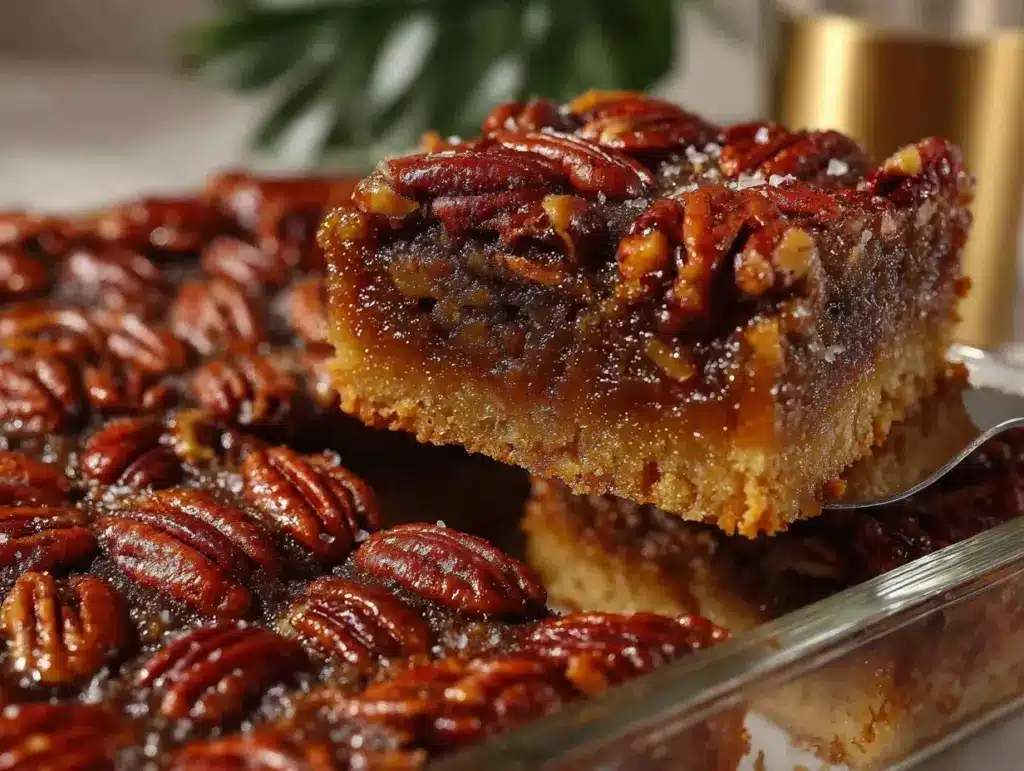 Gooey Pecan Pie Dump Cake - featured image
