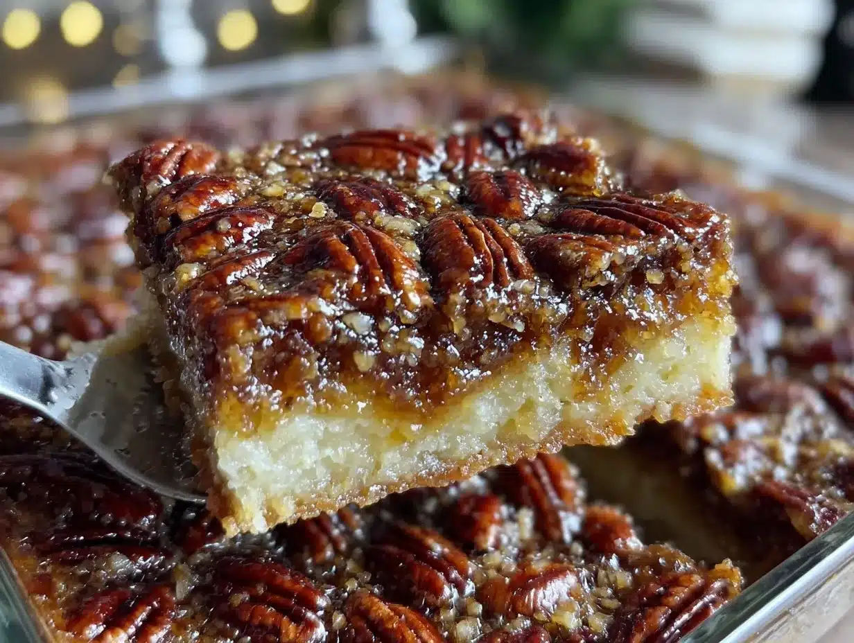Gooey Pecan Pie Dump Cake preparation steps