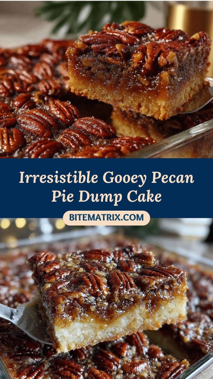 Gooey Pecan Pie Dump Cake recipe