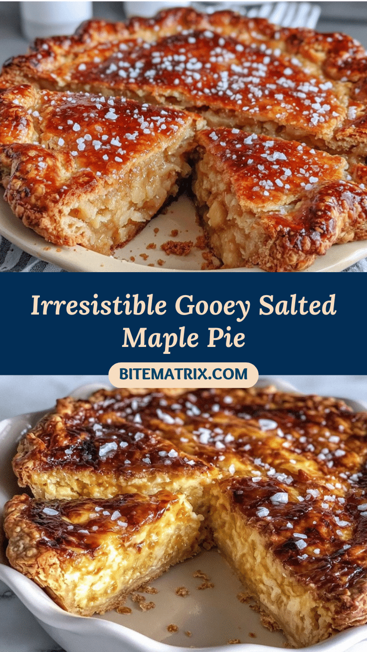 Gooey Salted Maple Pie recipe