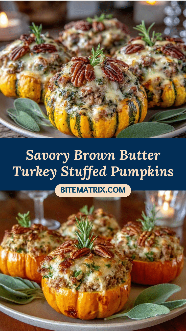 ground turkey stuffed pumpkins recipe