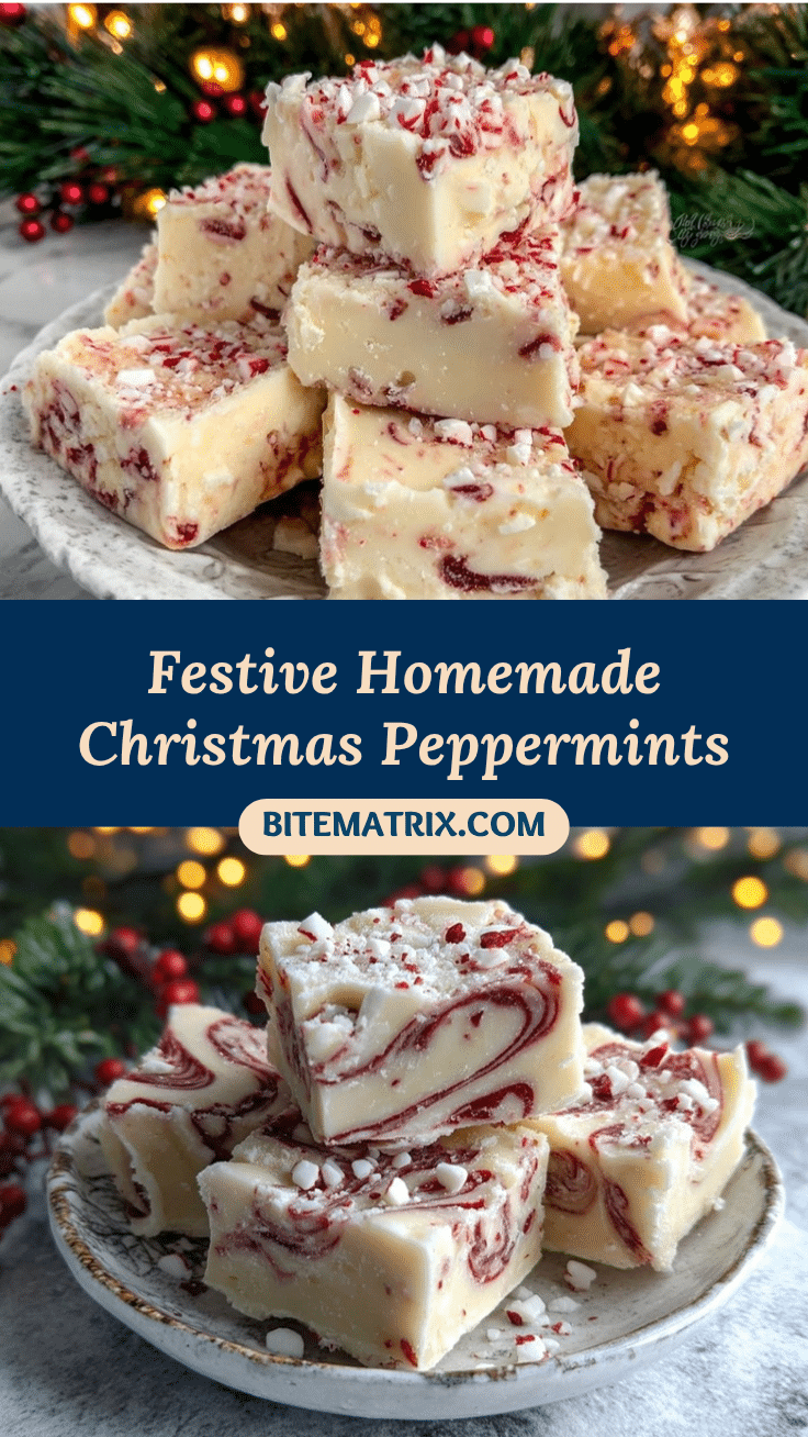 homemade Christmas peppermints recipe