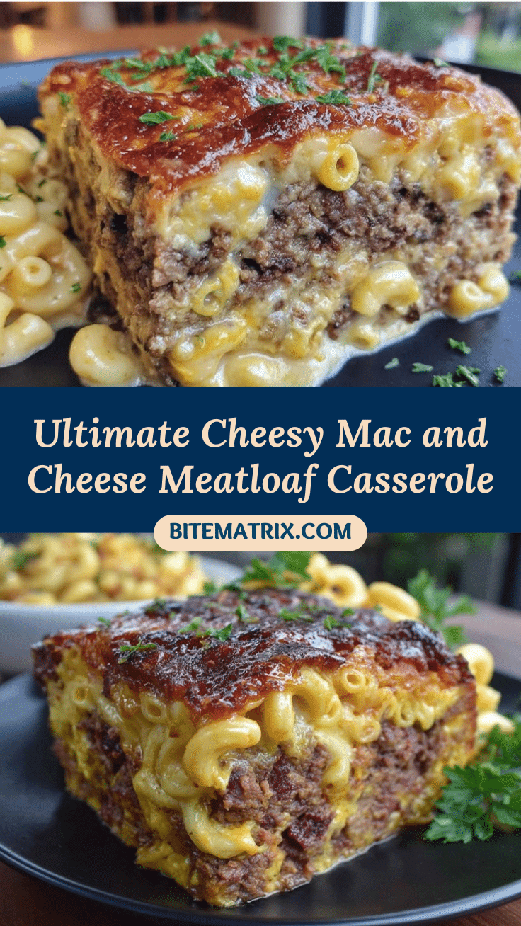 Mac and Cheese Meatloaf Casserole recipe