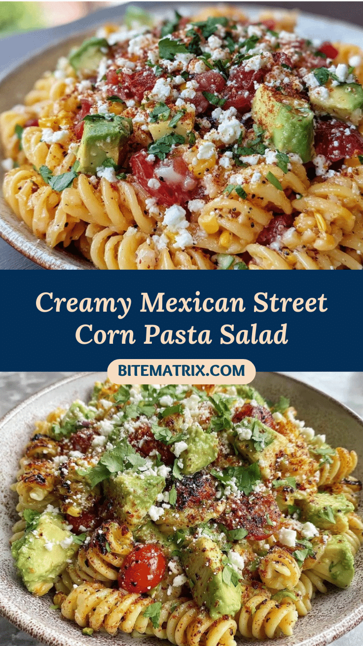 Mexican Street Corn Pasta Salad recipe