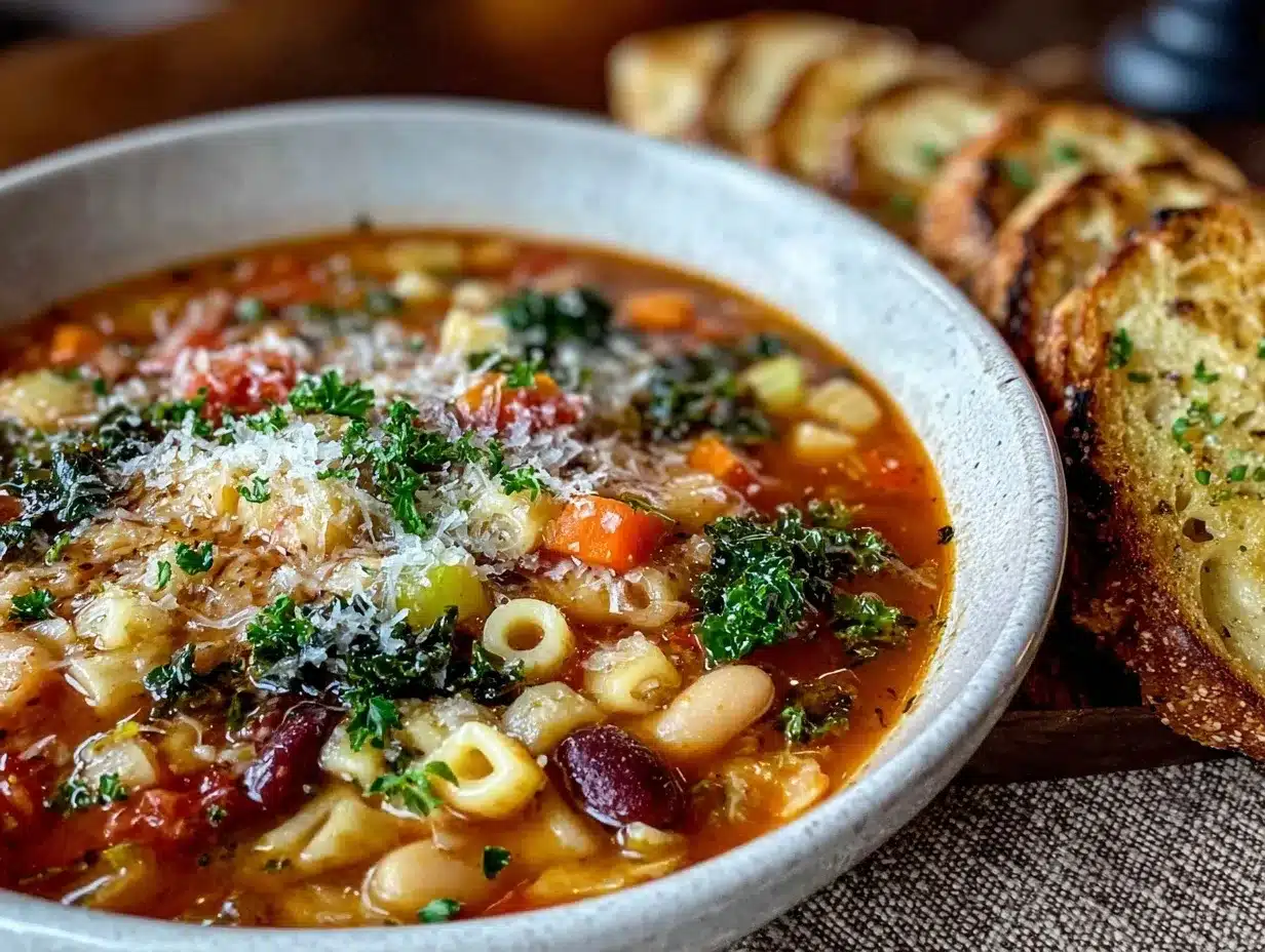 minestrone soup preparation steps