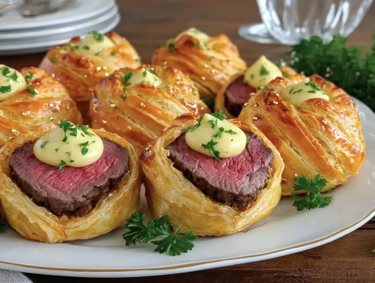 Mini Beef Wellingtons preparation steps