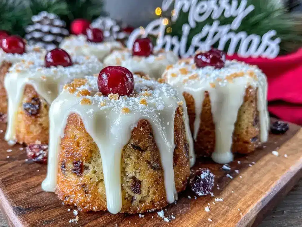 mini Christmas cakes - featured image