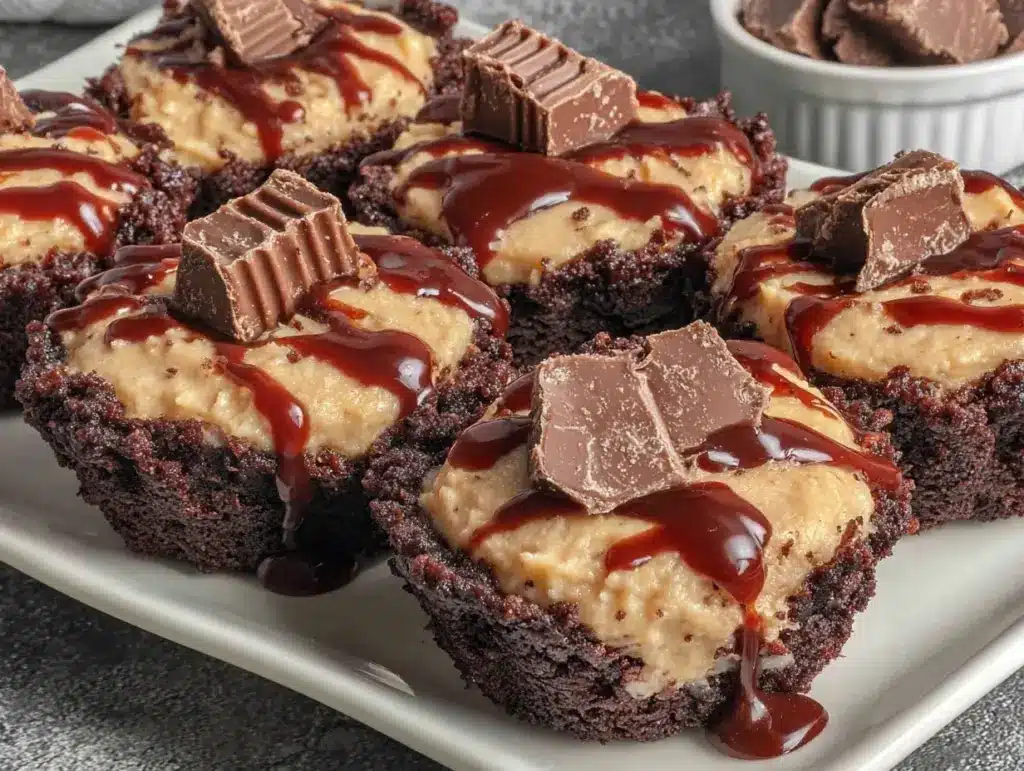 mini peanut butter pie bites - featured image