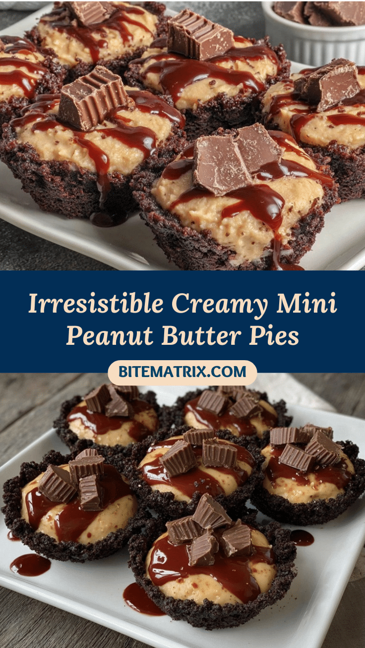 mini peanut butter pie bites recipe